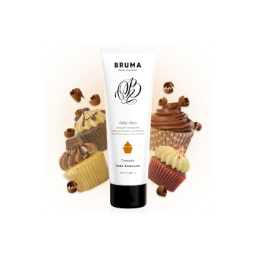 BRUMA - ALOE VERA GLEITGEL CUPCAKE-GESCHMACK 100 ML - Mit köstlichen…