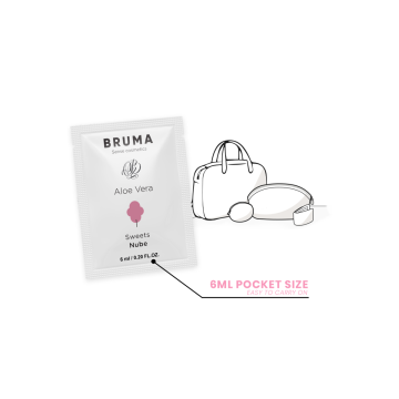 BRUMA - ALOE VERA SLIDING GEL SWEETS FLAVOR 6 ML - Monodose