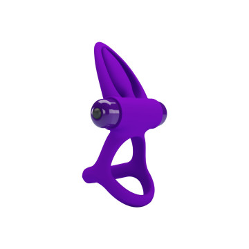 Pretty Love - Anillo Vibrador 10 Vibraciones Silicona Violeta |