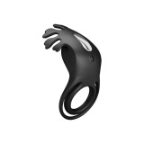 Pretty Love - Ruben Anillo Vibrador 7 Vibraciones Silicona Negro |