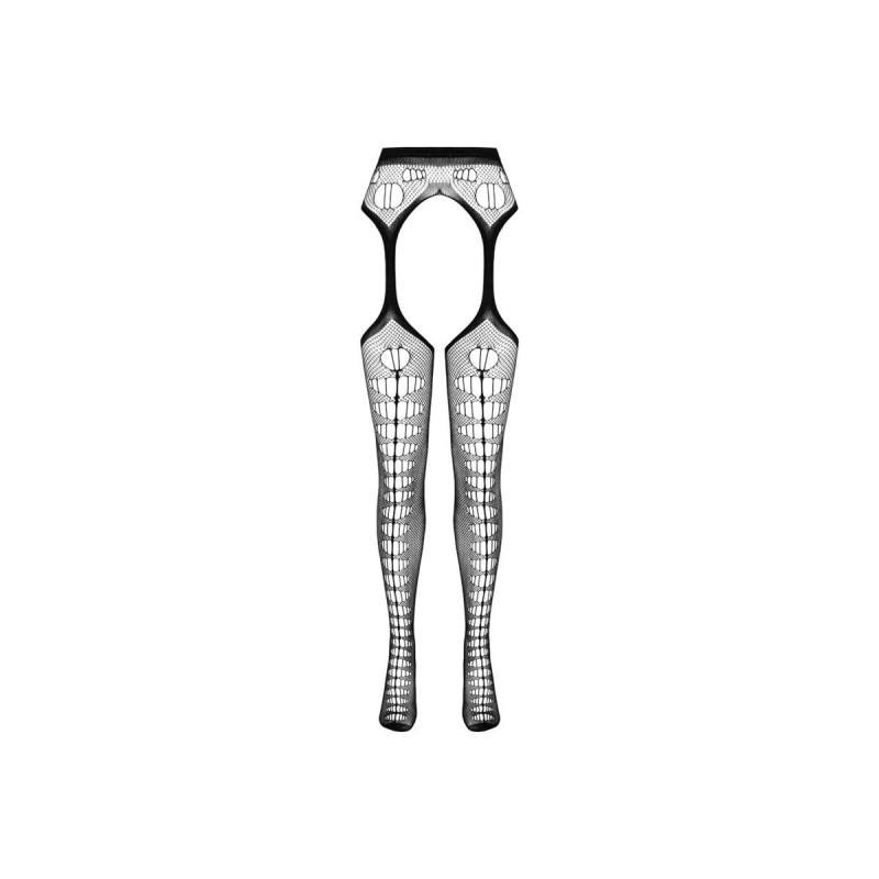 Passion - Eco Collection Bodystocking Eco S008 Negro | Vybes.it
