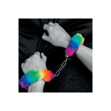 SPENCER & FLEETWOOD - HANDSCHELLEN AUS METALL MIT REGENBOGENGEFÜTTERT…