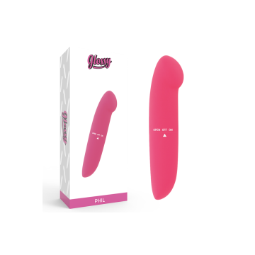 GLOSSY - PHIL VIBRATOR ROSA - Mini-Vibratoren | Vybes.it