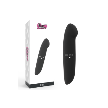 GLOSSY - PHIL VIBRATOR BLACK - Mini vibrators | Vybes.it