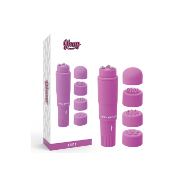 GLOSSY - MASSAGGIATORE KURT POCKET VIOLA - Mini vibratori