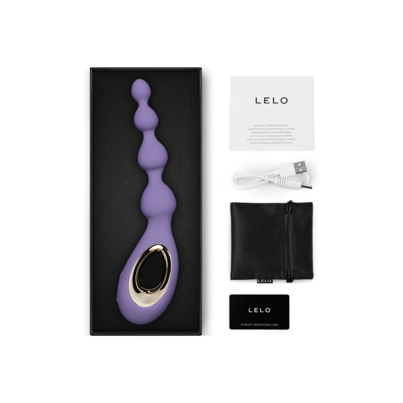 Lelo - Massaggiatore Anale Viola Con Perline Soraya | Vybes.it