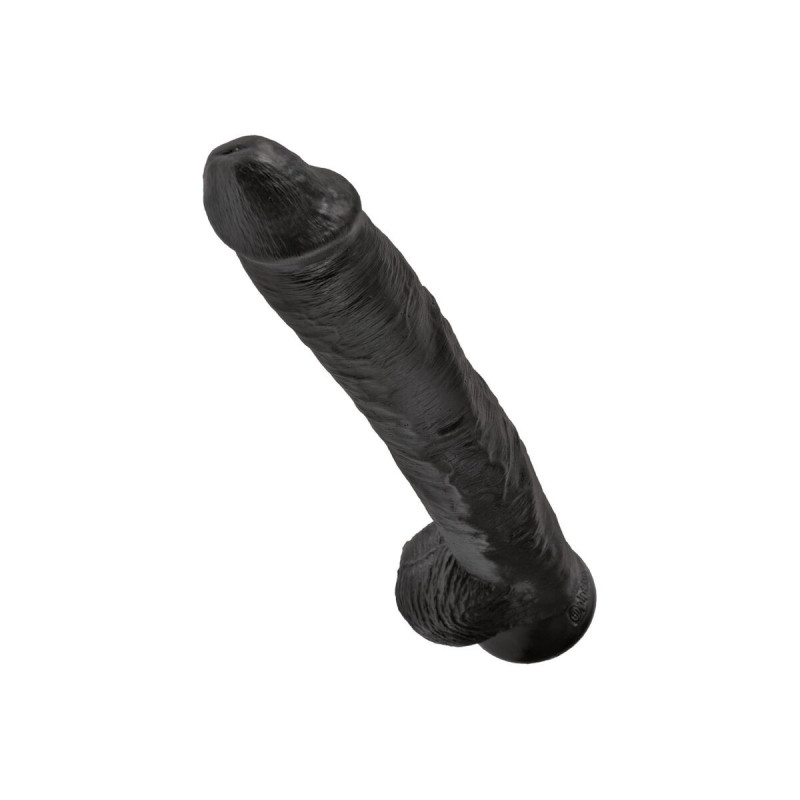 King Cock - Pene Realístico Con Testículos 30.5 Cm Negro | Vybes.it