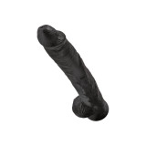 King Cock - Pene Realístico Con Testículos 30.5 Cm Negro | Vybes.it