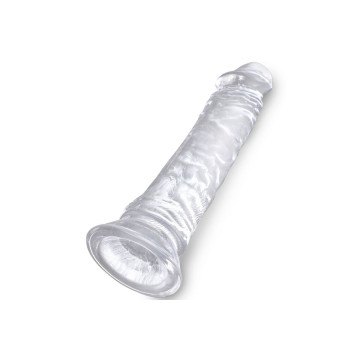 King Cock - Pénis Réaliste Clair 19.7 Cm Transparent | Vybes.it