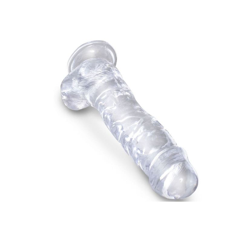 King Cock - Clear Realistischer Penis Mit Eieren 16.5 Cm