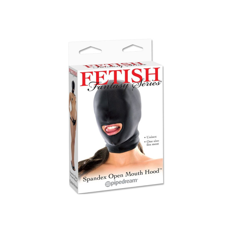 Fetish Fantasy Series - Pasamontañas De Boca Abierta Negro |