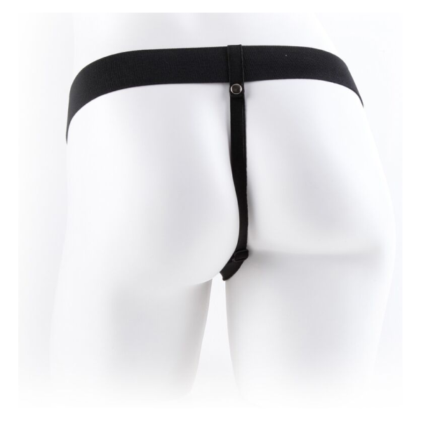 FETISH FANTASY SERIES - HARNAIS RÉGLABLE TÉLÉCOMMANDE PÉNIS RÉALISTE AVEC TESTICULES 23 CM