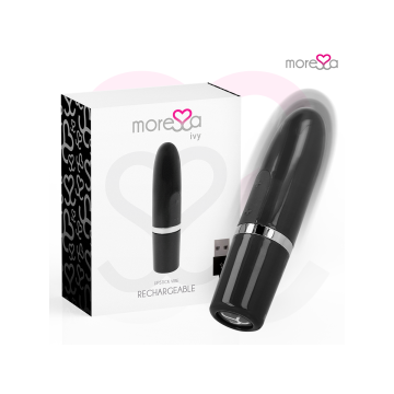 Moressa - Ivy Masajeador Simulador Labial De Viaje Negro | Vybes.it
