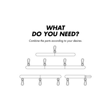 Fetish Submissive Bondage - Barra Separadora Ajustable 4 Piezas |