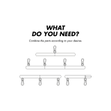 Fetish Submissive Bondage - Barra Separadora Ajustable 4 Piezas |