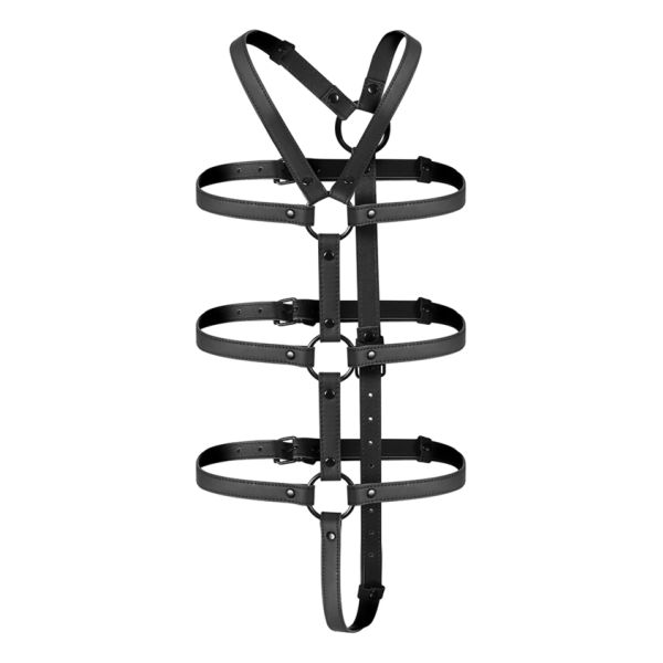 FETISH SUBMISSIVE BONDAGE - ARNÉS AJUSTABLE TORSO Y BRAZOS