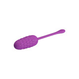 Pretty Love - Huevo Vibrador Con Textura Marina Recargable Morado |