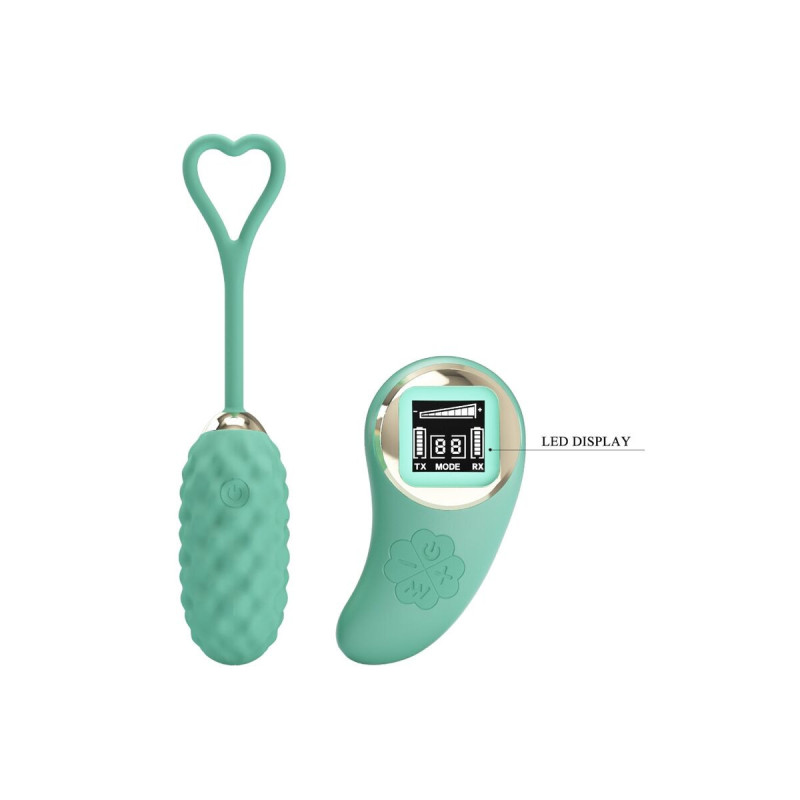 Pretty Love - Vivian Huevo Vibrador Control Remoto Verde | Vybes.it