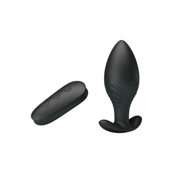 Pretty Love - Regina Plug Anal Vibrador Recargable Negro | Vybes.it