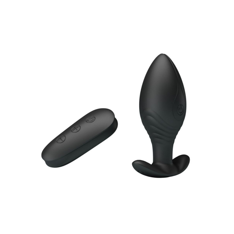 Pretty Love - Regina Plug Anal Vibrador Recargable Negro | Vybes.it