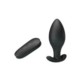 Pretty Love - Regina Plug Anal Vibrador Recargable Negro | Vybes.it