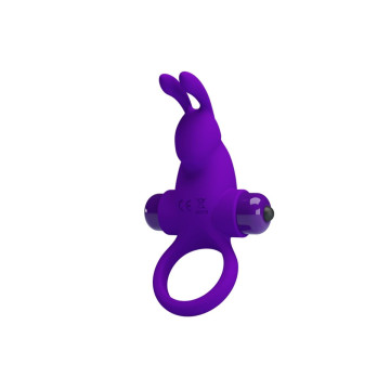 Pretty Love - Vibratorring I Kaninchen Für Lila Penis | Vybes.it