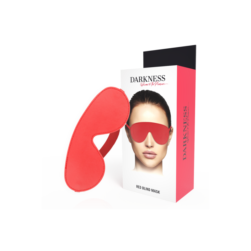 DARKNESS - HIGH QUALITY RED MASK - DARKNESS BONDAGE - Whole masks