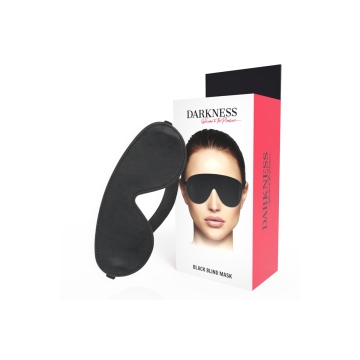 DARKNESS - HOCHWERTIGE SCHWARZE MASKE - DARKNESS BONDAGE - Ganze Mask…