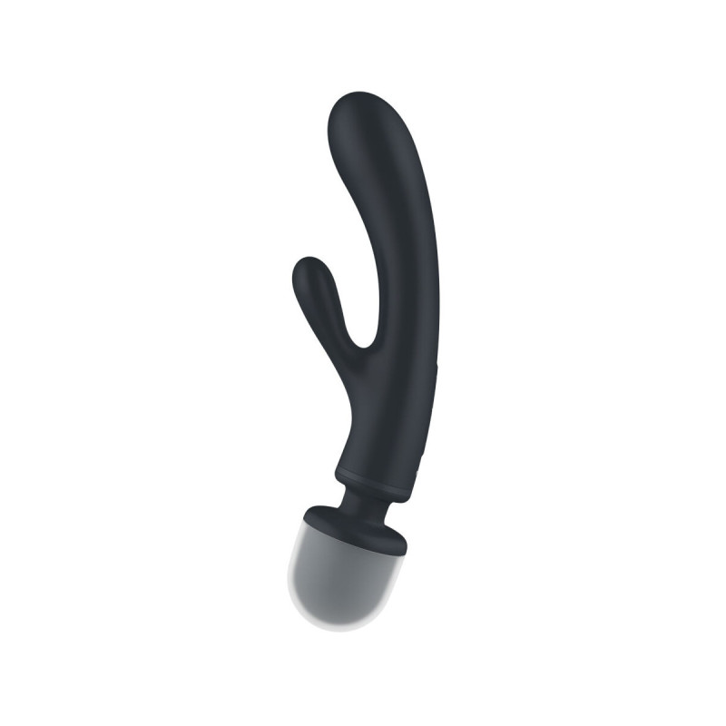 Satisfyer - Triple Lover Masajeador Vibrador Rabbit Gris | Vybes.it