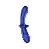 Satisfyer - Double Crystal Dildo Azul | Vybes.it