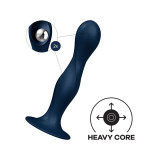 Satisfyer - Double Ball - R Dildo Silicona Azul | Vybes.it