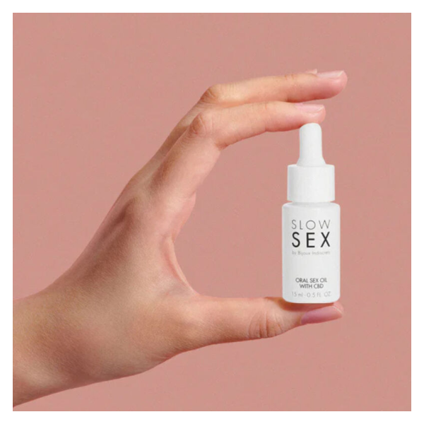 BIJOUX INDISCRETS - SLOW SEX OLIO PER SESSO ORALE CON CBD 15 ML