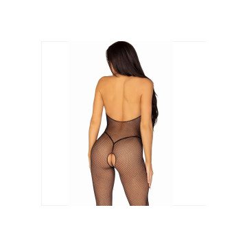 LEG AVENUE - BODYSTOCKING FISHNET WITH DOUBLE OPENING - LEG AVENUE BO…