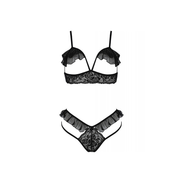 PASSION - DOLLY SET DOS PIEZAS NEGRO L/XL