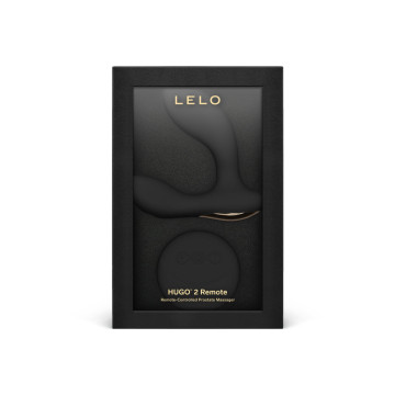 Lelo - Hugo 2 Prostatamassager Mit Fernbedienung Schwarz | Vybes.it