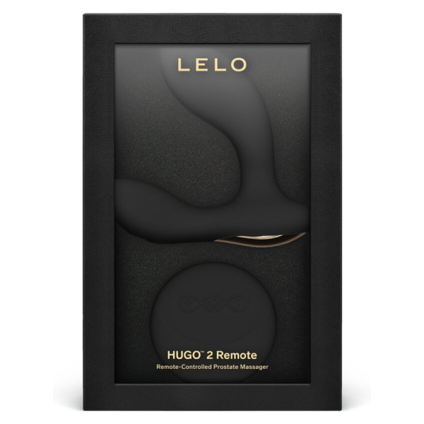 LELO - TÉLÉCOMMANDE DE MASSEUR DE PROSTATE HUGO 2 NOIR