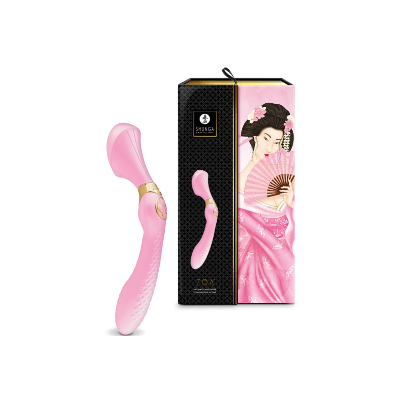 Shunga - Zoa Masajeador Íntimo Rosa | Vybes.it