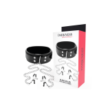 Darkness - Collar Con Pinzas Para Pezones Negro | Vybes.it