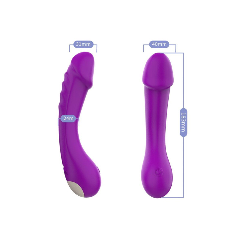 Armony - Dildo Vibrador Punto G Silicona Violeta | Vybes.it