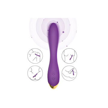 Armony - Flamingo Vibrador Multiposicion Violeta | Vybes.it