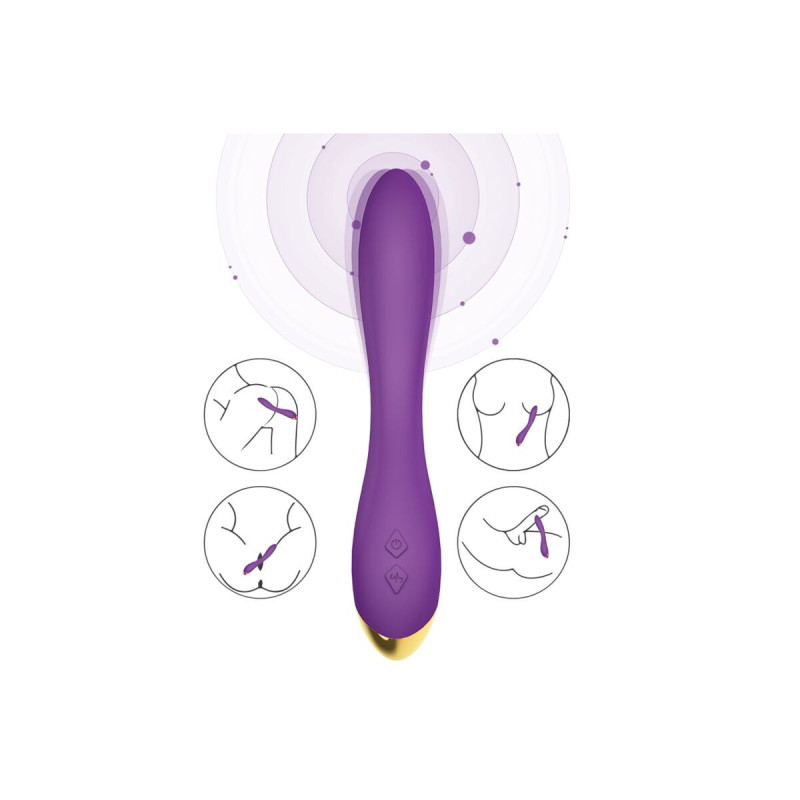 Armony - Flamingo Vibrador Multiposicion Violeta | Vybes.it