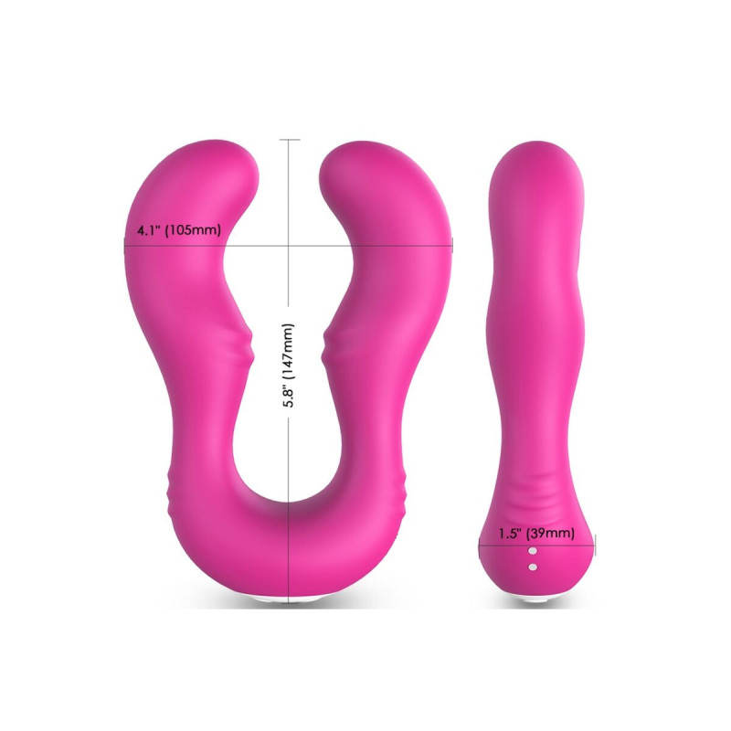 Armony - Vibrateur Seraph Double Télécommande Fuchsia | Vybes.it