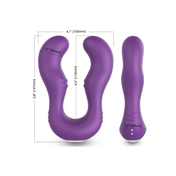Armony - Vibrateur Seraph Double Télécommande Violet | Vybes.it