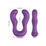 Armony - Vibrateur Seraph Double Télécommande Violet | Vybes.it