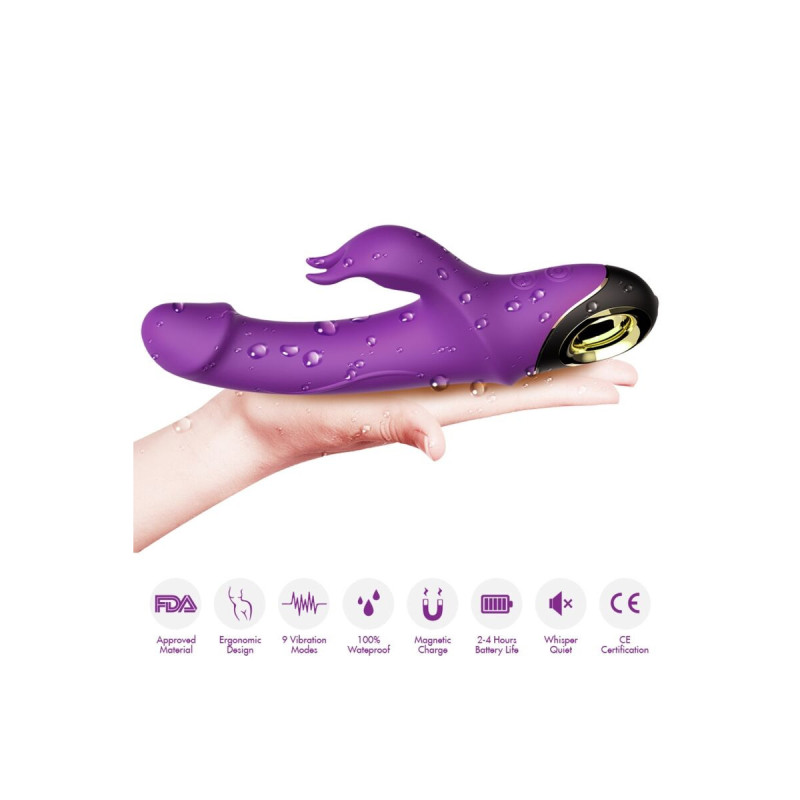 Armony - Meteror Dildo Vibrador Rabbit Violeta | Vybes.it