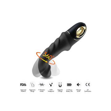 Armony - Joyblade Dildo Vibrador Rotador Negro | Vybes.it