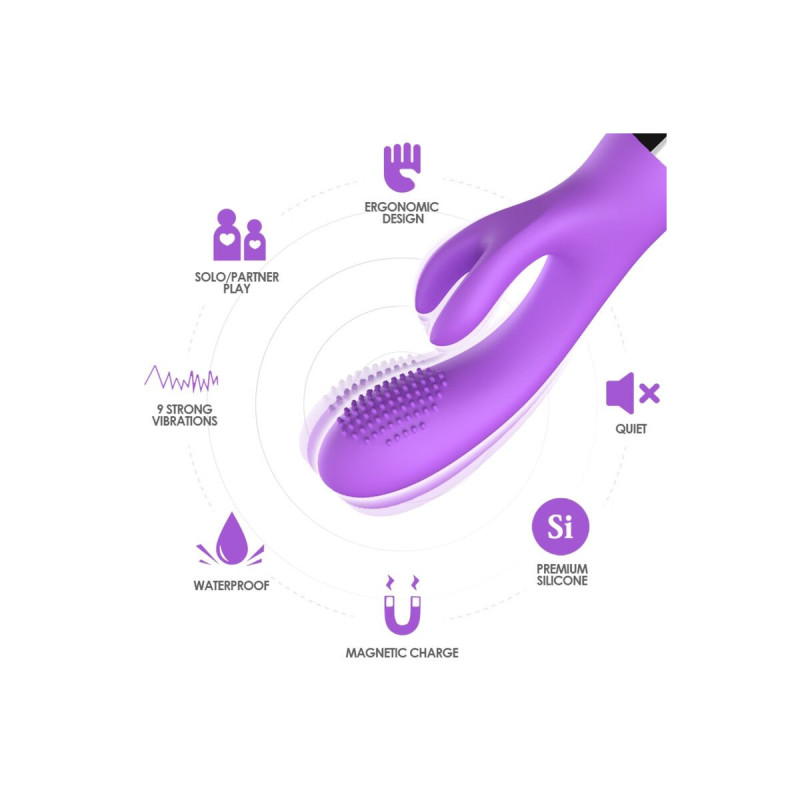 Armony - Vibrador Rabbit Violeta | Vybes.it