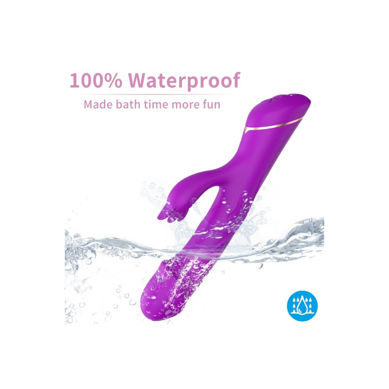 Armony - Dildo Vibrador Rabbit Silicona Violeta | Vybes.it
