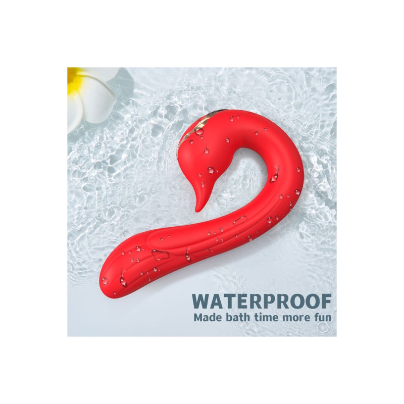 Armony - Delfin Vibrador Multiposicion & Efecto Calor Rojo |