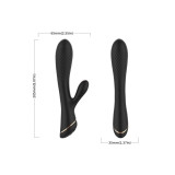 Armony - Vibrador Rabbit Silicona Negro | Vybes.it
